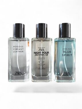 ZARA Men's IN THE BLUE SET EDP 3x40 ML / 1.35 FL OZ